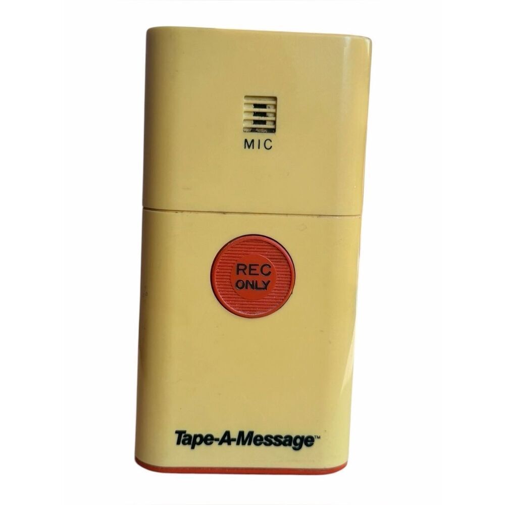Vintage Tape-A-Message Recorder WACO Endless Loop Voice Memo Recorder Untested